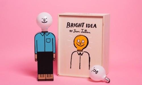 脑袋亮了，设计师 Jean Jullien 联手 Case Studyo 带来最新手绘灯具设计